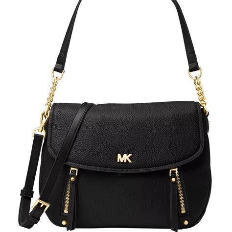 michael kors evie for sale black medium|Michael Kors Evie Convertible Pebble Leather Shoulder Bag, .